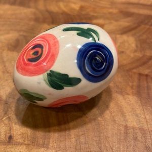 Gail Pittman Ceramic Hand Painted Eggs - Easter